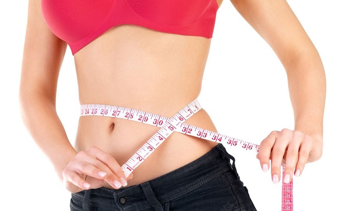 Περιφέρεια μέσης κατά την απώλεια βάρους κατά 10 κιλά το μήνα