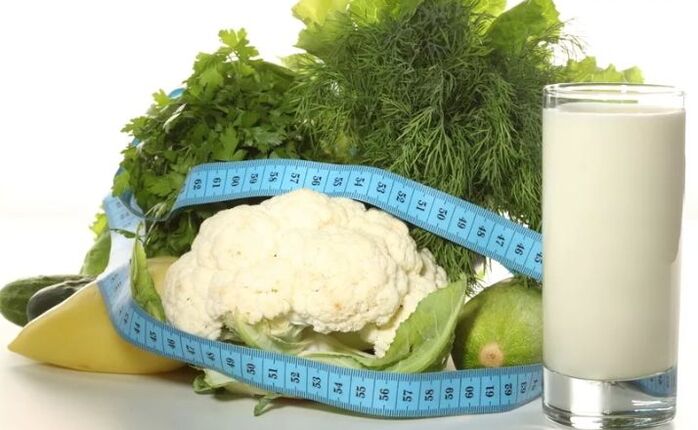 Κεφίρ και λαχανικά για απώλεια βάρους